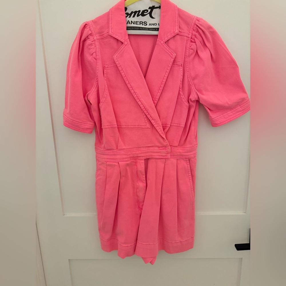 Boutique Day and Moon hot pink romper size medium